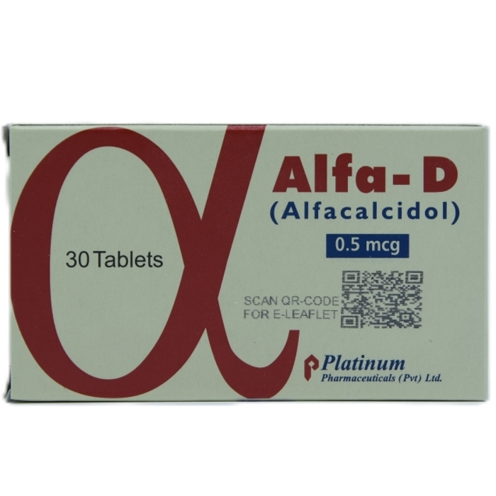 Alfa D 0.5mcg Tablets 30s