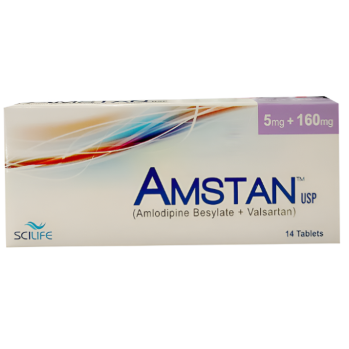 Amstan 5mg 160mg Tablets.