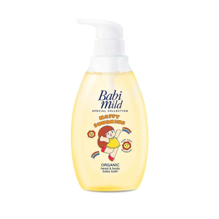 Babi Mild Baby Bath 380ml Happy Sunshine