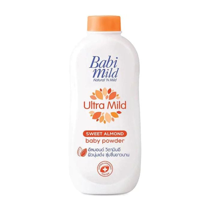 Babi Mild Baby Powder Ultra Mild Sweet Almond 380gm