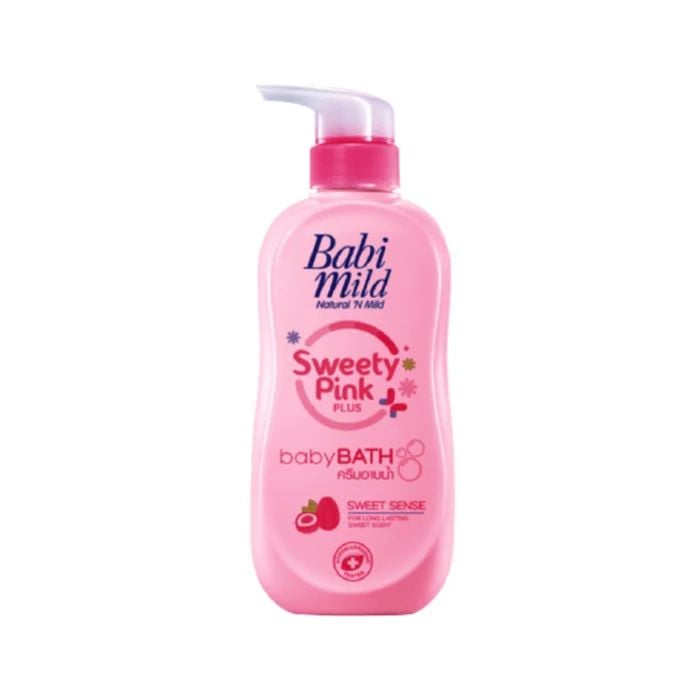 Babi Mild Pink Baby Bath 500ml