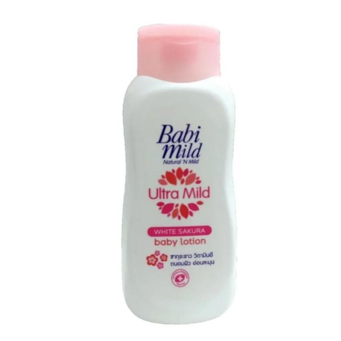 Babi Mild Ultra Mild White Sakura Baby Lotion 180ml