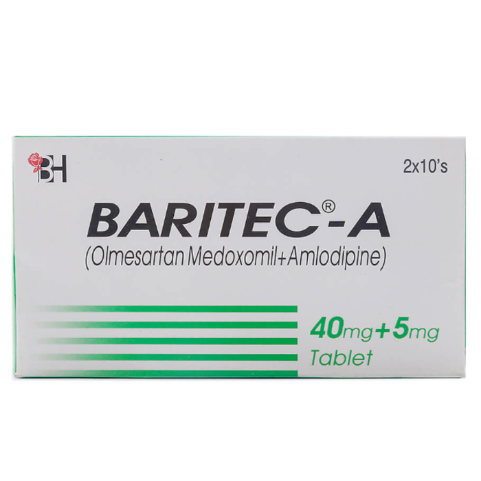Baritec A 40mg 5mg Tablets