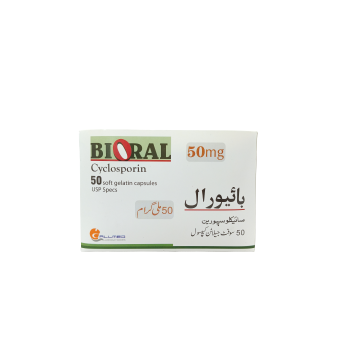 Bioral 50mg Softgel Capsules