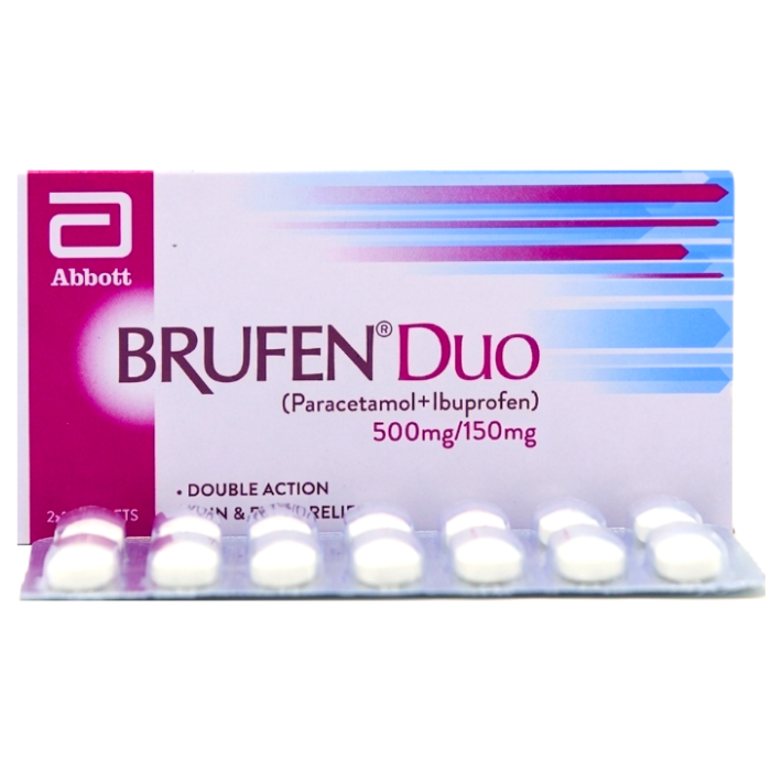 Brufen Duo 500mg 150mg Tab 28s