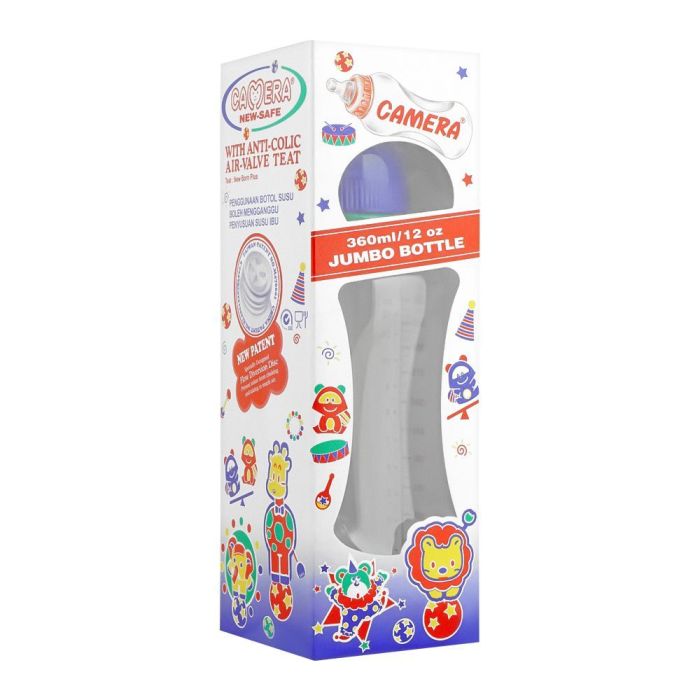 Camera Jumbo Feeding Bottle 360ml