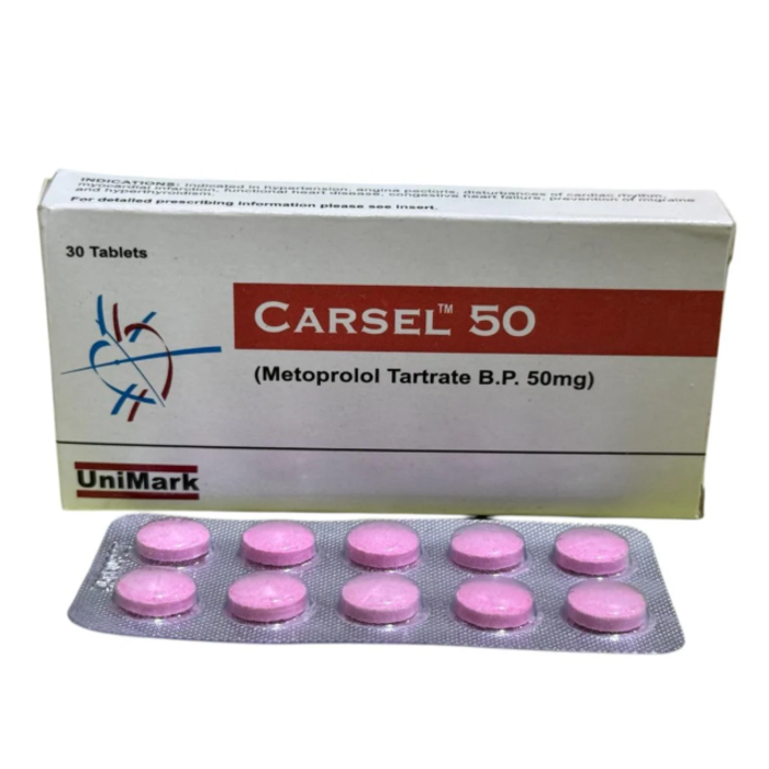 Carsel 50mg Tablets