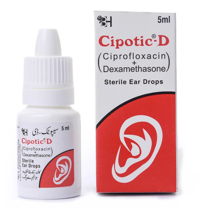 Cipotic D 5ml Ear Drops
