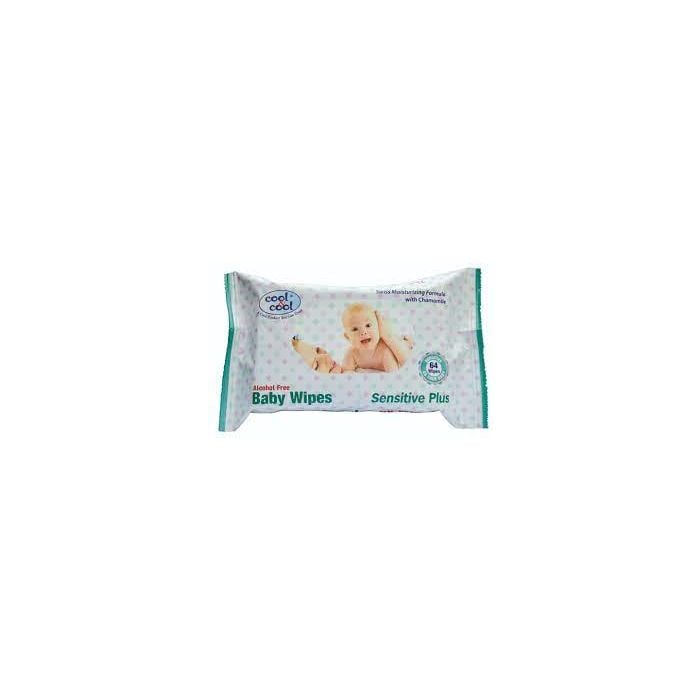 Cool & Cool Baby Wipes 64pcs Sensitive Plus