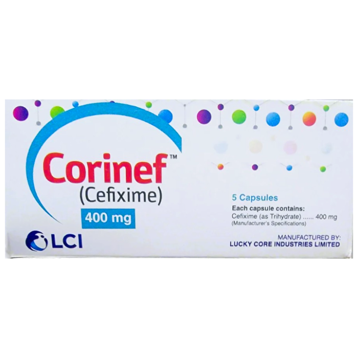 Corinef 400mg cap 5s