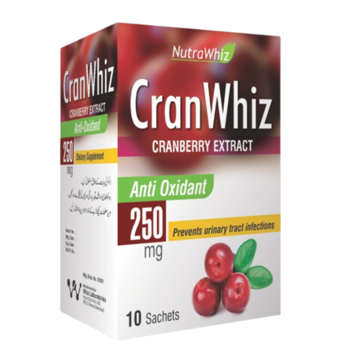 Cranwhiz 250mg Sachets 10s