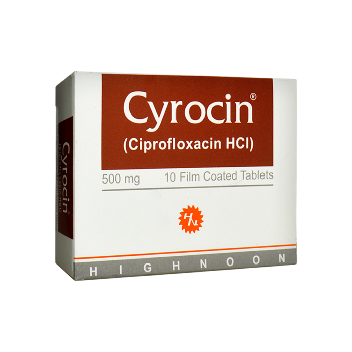 Cyrocin 500mg Tablets