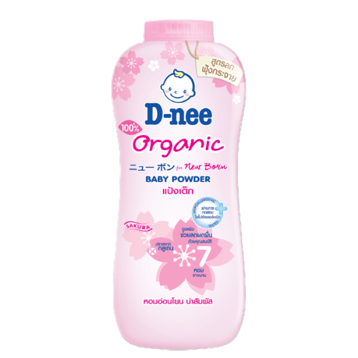 D Nee Organic Baby Powder Pink