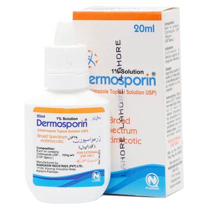 Dermosporin 60ml Sol 1%