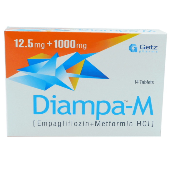 Diampa M 12.5mg 1000mg Tablets