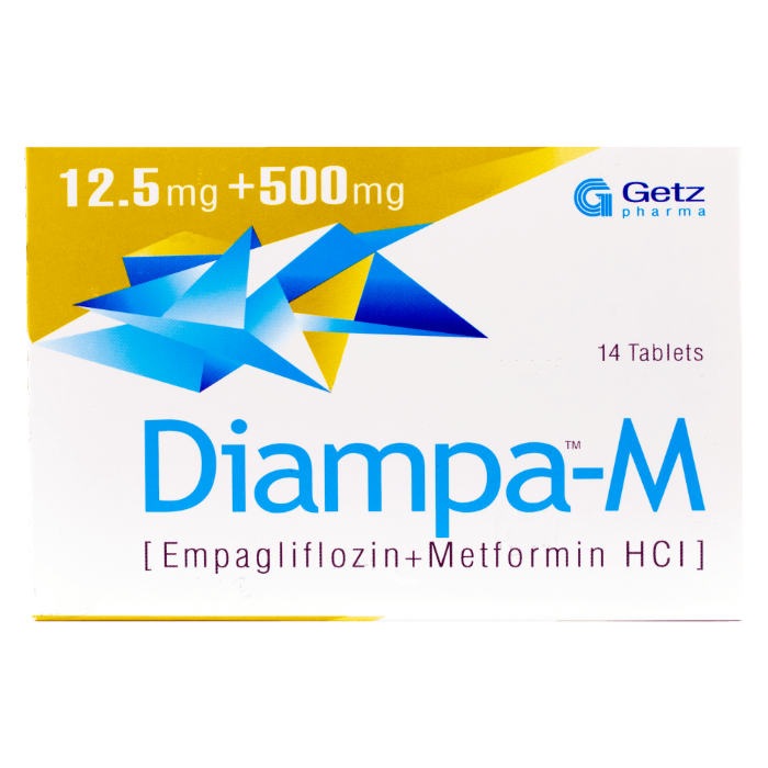 Diampa M 12.5mg 500mg Tablets