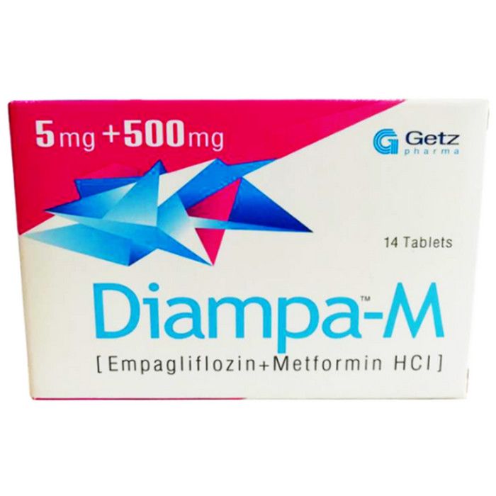 Diampa M 5mg 500mg Tablets