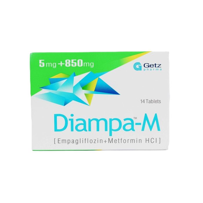 Diampa M 5mg 850mg Tablets
