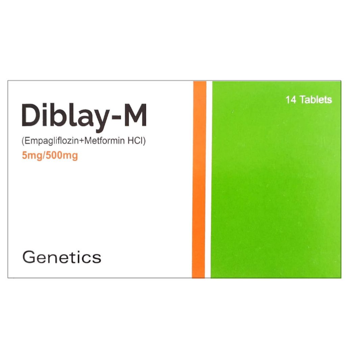 Diblay m 5mg/500mg tab 14s