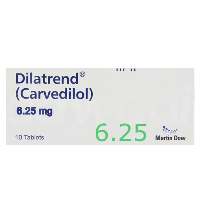 Dilatrend 6.25mg Tablets