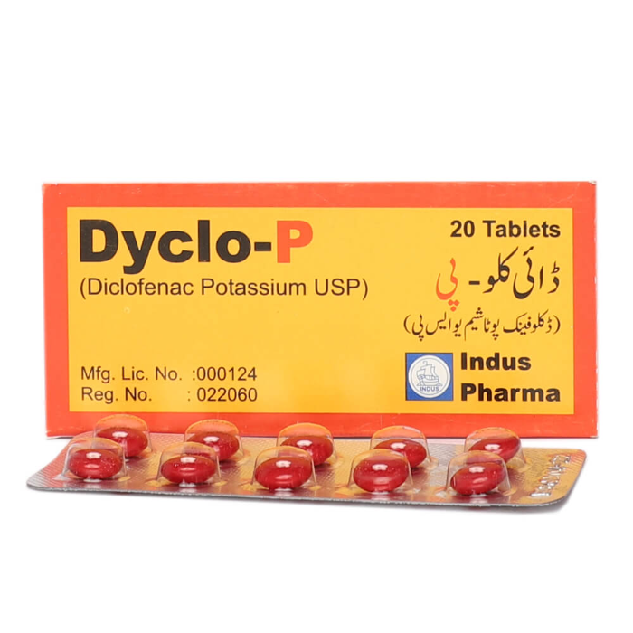 Dyclo P 50mg Tablets