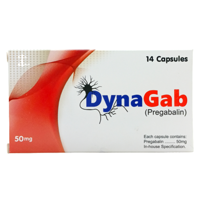 Dynagab 50mg Capsules