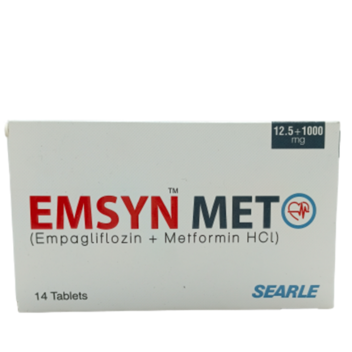 Emsyn Met 12.5mg 1000mg Tablets