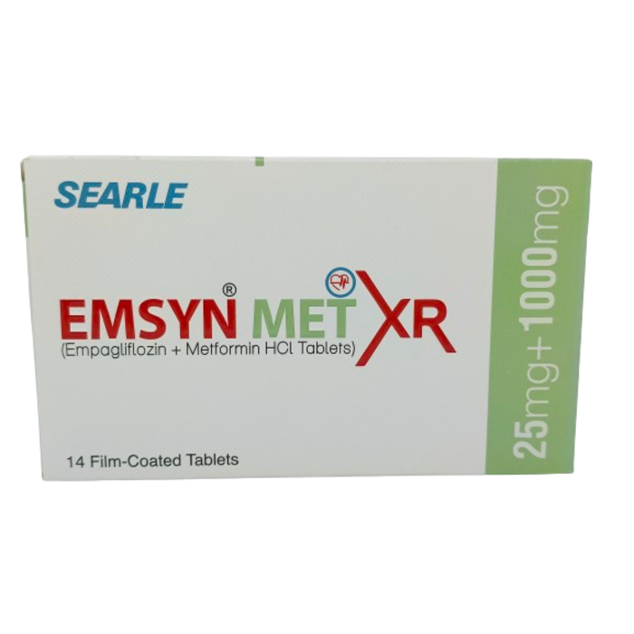 Emsyn Met Xr 25mg 1000mg Tablets