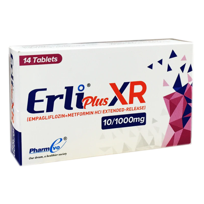 Erli Plus Xr 10 1000mg Tablets