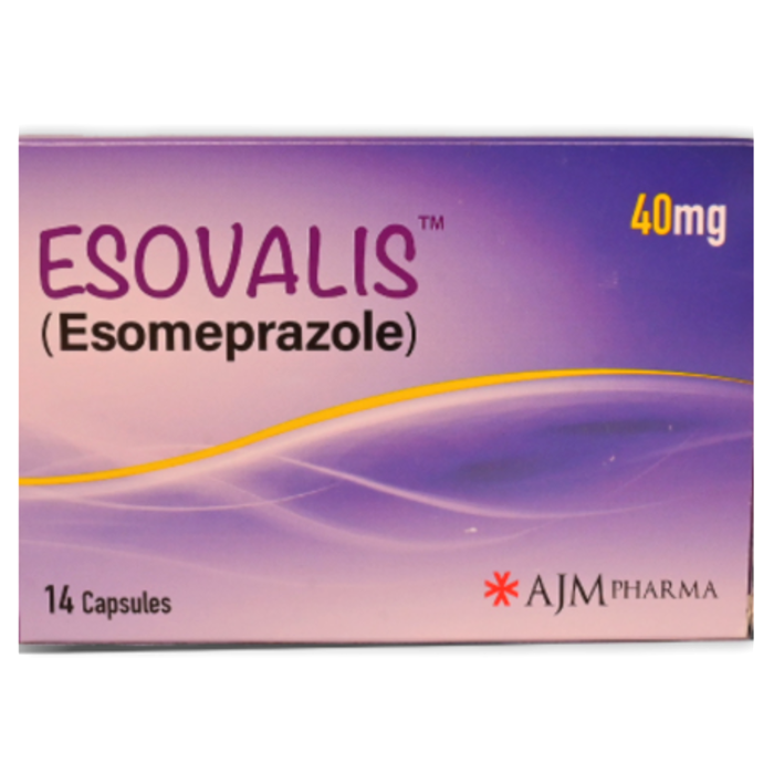 Esovalis 40mg caps 14s