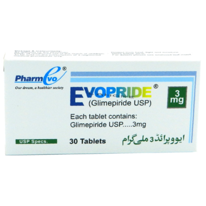 Evopride 3mg Tablets
