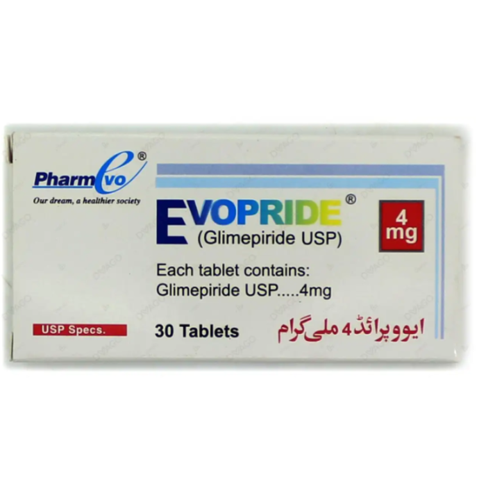 Evopride 4mg Tablets