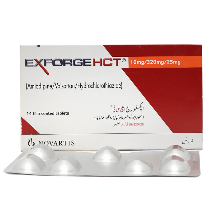 Exforge Hct 10mg 320mg 25mg Tablets