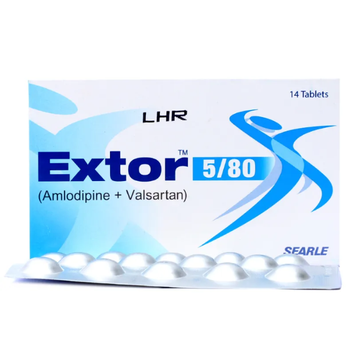 Extor 5 80mg Tablets