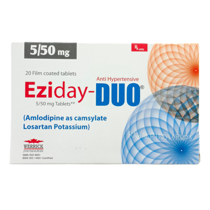 Eziday Duo 5mg 50mg Tablets