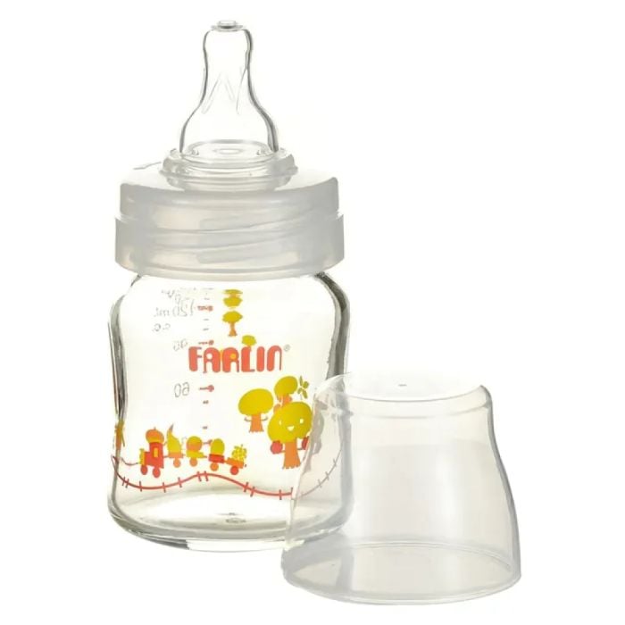 Farlin Glass Feeding Bottle 120cc B001-12