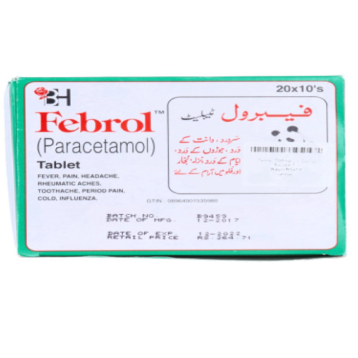 Febrol 500mg Tablets
