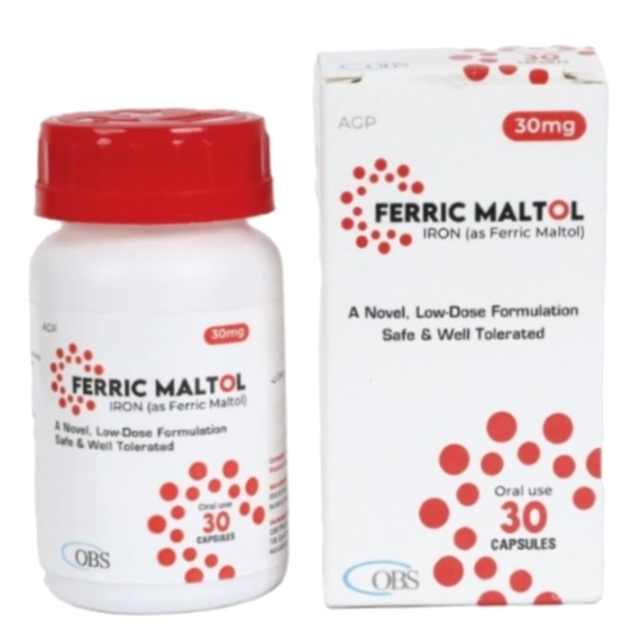 Ferric Maltol 30mg Capsules 30s
