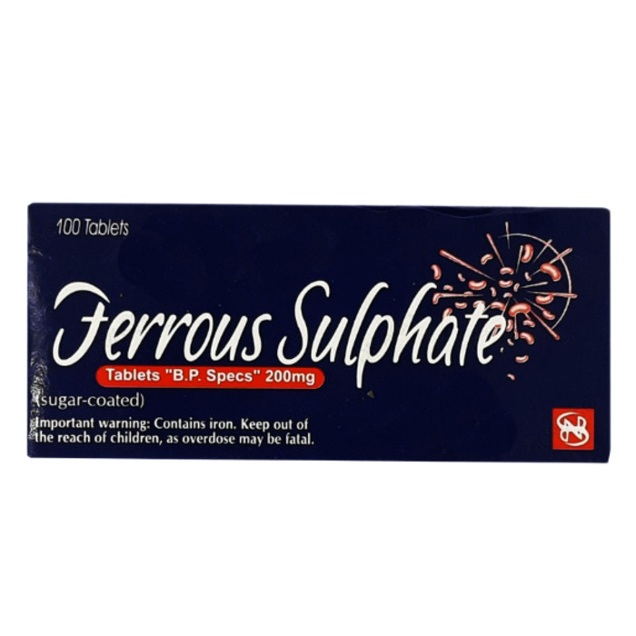 Ferrous Sulphate 200mg Tablets