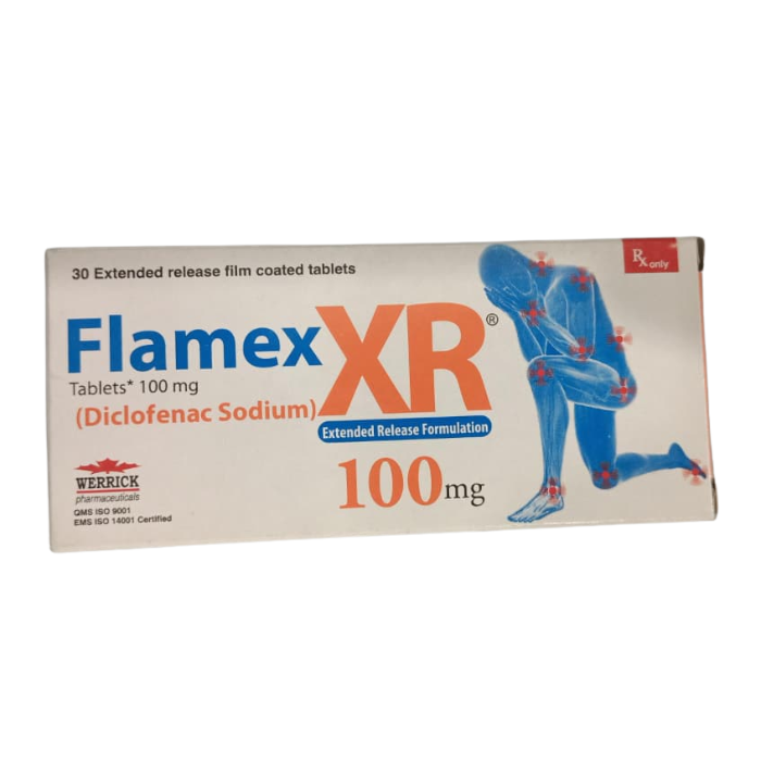 Flamex Xr 100mg Tablets