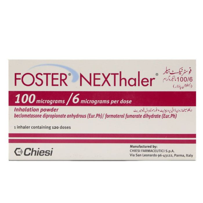 Foster Nexthaler 100 6 Mcg Inhalation Powder