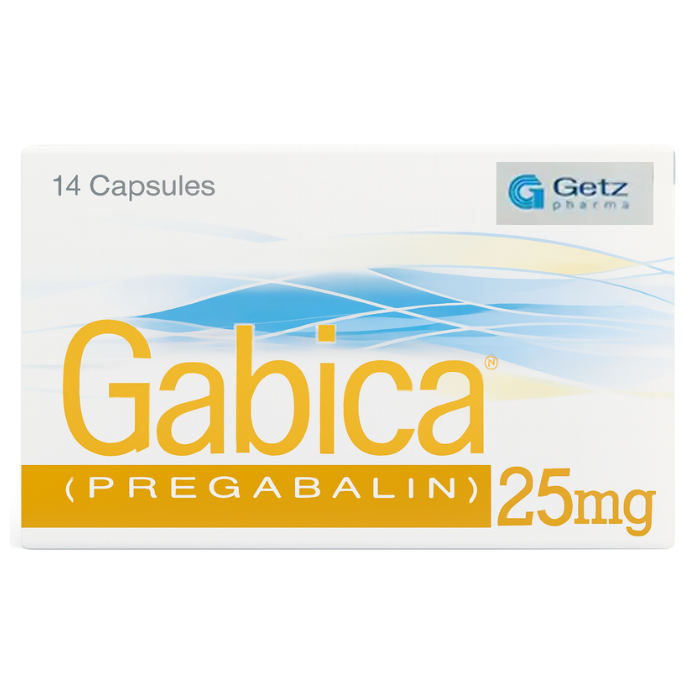 Gabica 25mg Capsules