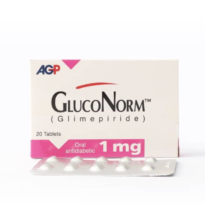 Gluconorm 1mg Tablets