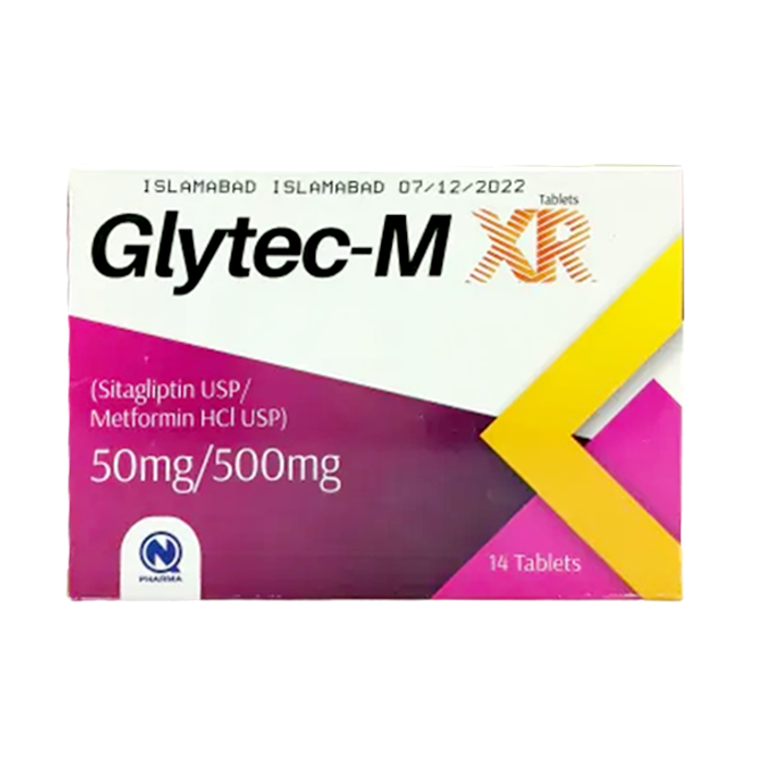 Glytec M Xr 50mg 500mg Tablets