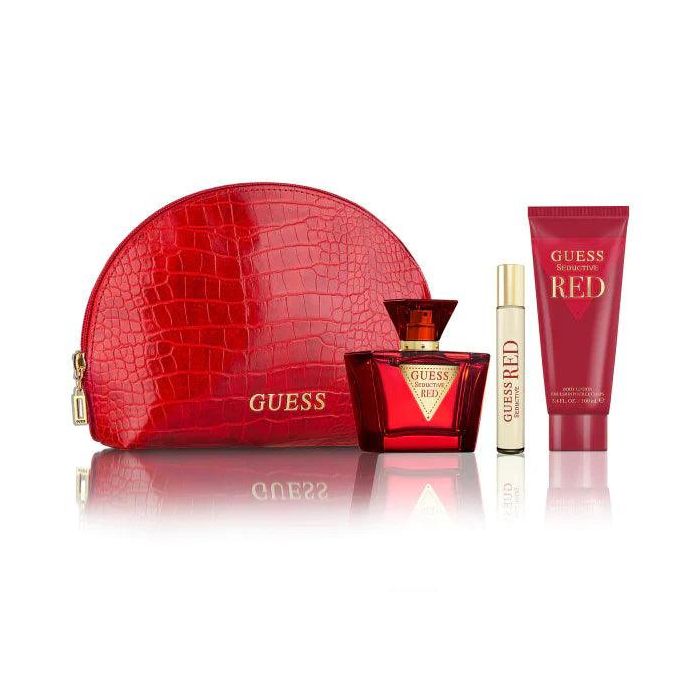 Guess seductive red women gift set