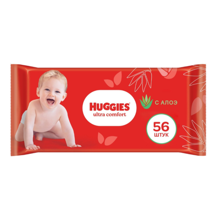 Huggies utra comfort 56pcs