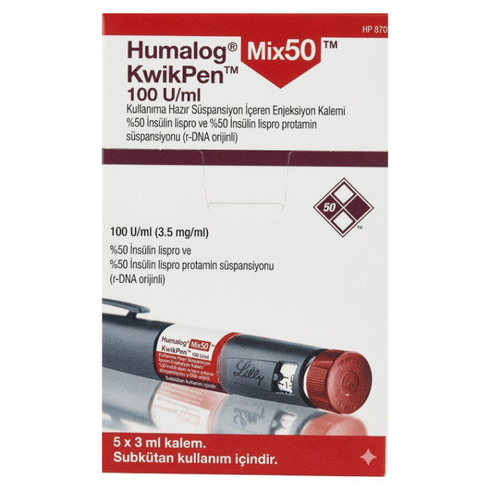Humalog Kwikpen Mix 50 5s