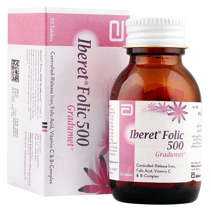 Iberet 500mg Tablets