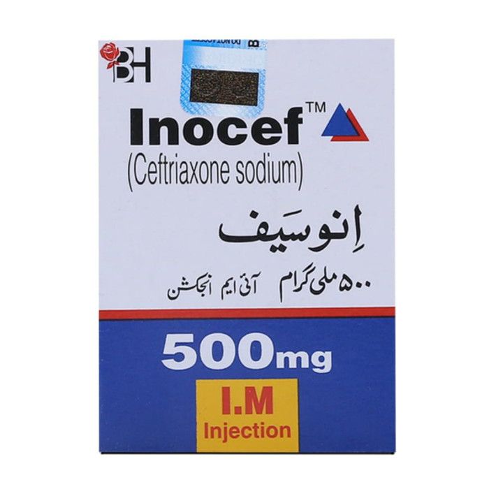 Inocef 500mg Im Inj