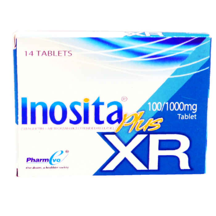 Inosita Plus Xr 100mg 1000mg Tablets 14s
